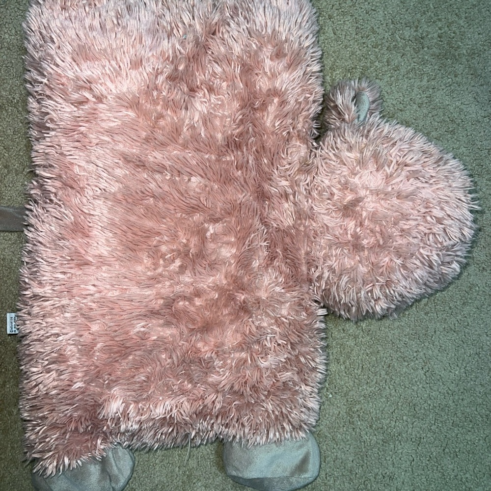 Jellycat truffles pig Pink Furry Plush pillow - Picture 4 of 5